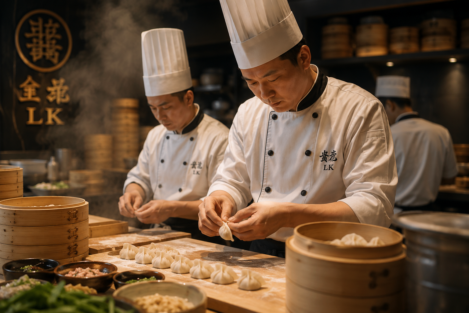 King Lee Dimsum chef at work, since 2014